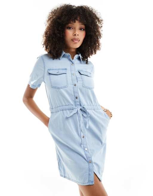 New Look – Jeansskjortklänning, 2 av 4