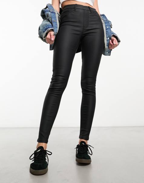 jegging femme avec coutures contrastantes gris jegging femme