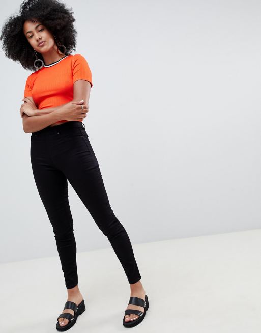 New Look - Jegging met hoge taille in zwart