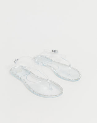 new look jelly sandals