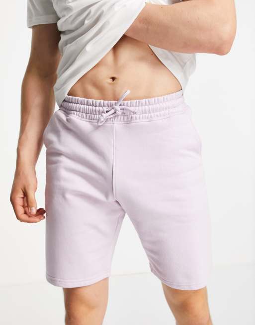 New Look jersey coord shorts in lilac ASOS