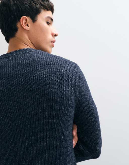 New Look jersey de pescador en azul marino, 5 de 5