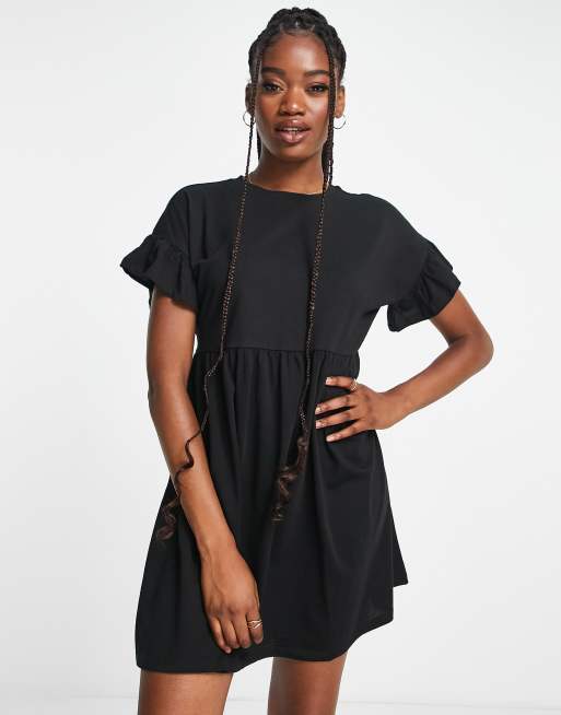 Black smock cheap dress asos