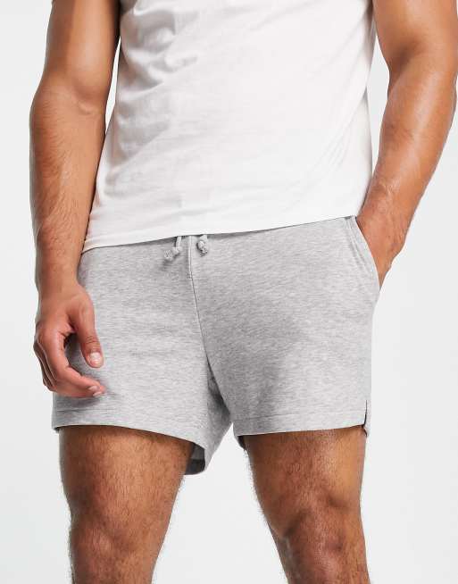 New look jersey short in grey | ASOS