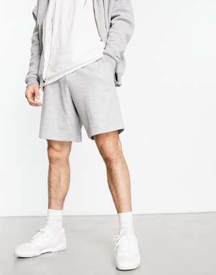 New Look jersey shorts in grey - ASOS Price Checker