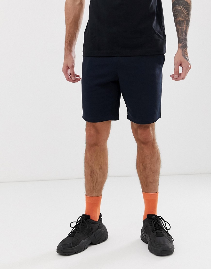 New Look - Jersey shorts in marineblauw