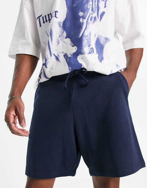 New Look - Jersey shorts in marineblauw