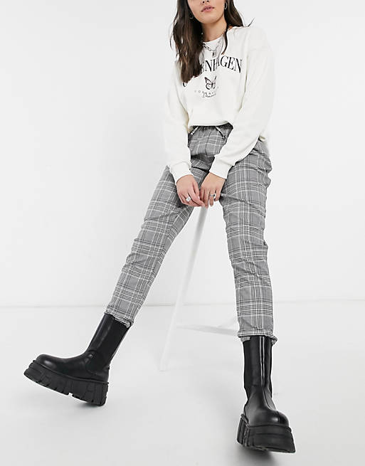 New Look jogger in grey check