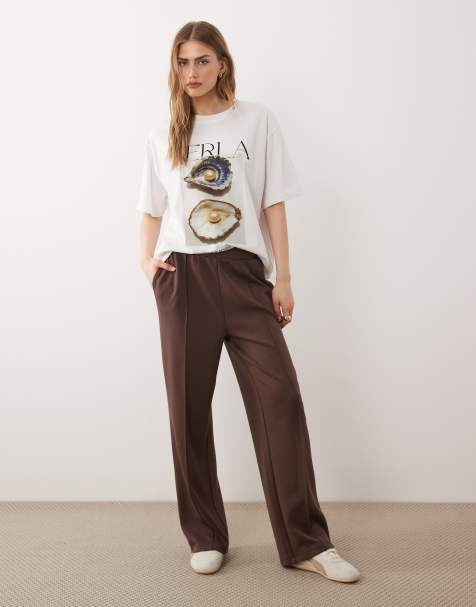 New Look - Jogger large de qualité supérieure - Marron - view 1