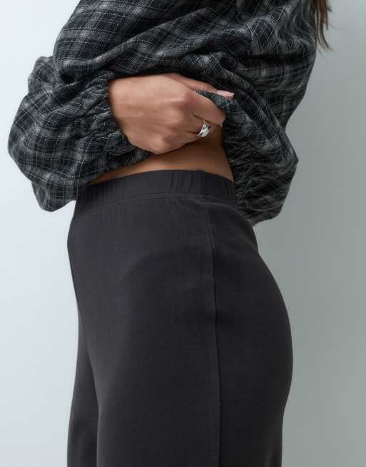 New Look jogger large en jersey noir, 4 de 5