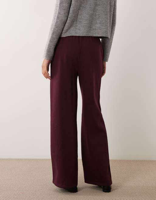New Look Jogger mit weitem Bein in Burgunderrot, 3 von 4