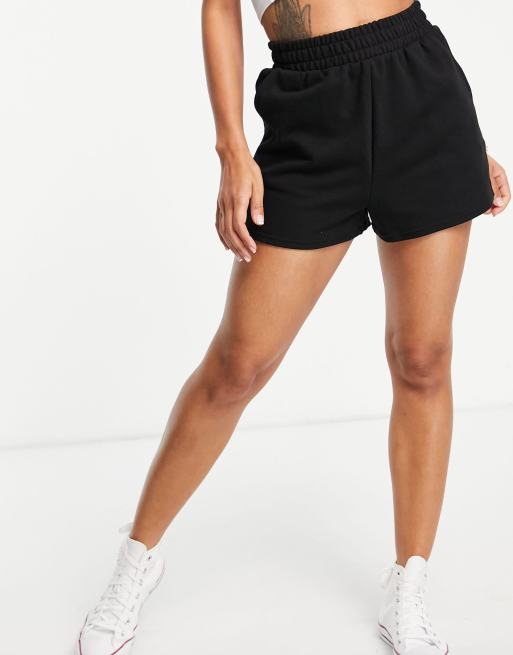 Black 2025 jogger shorts