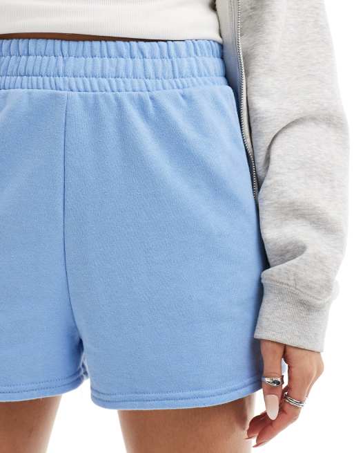 Light blue jogger shorts sale