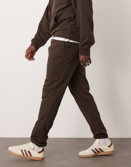 New Look - Joggingbroek met aansluitende boorden in bruin, 2 van 5