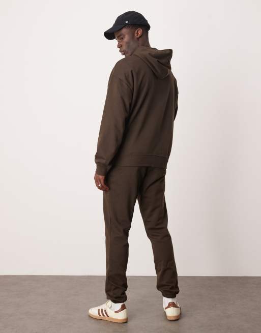New Look - Joggingbroek met aansluitende boorden in bruin, 3 van 5