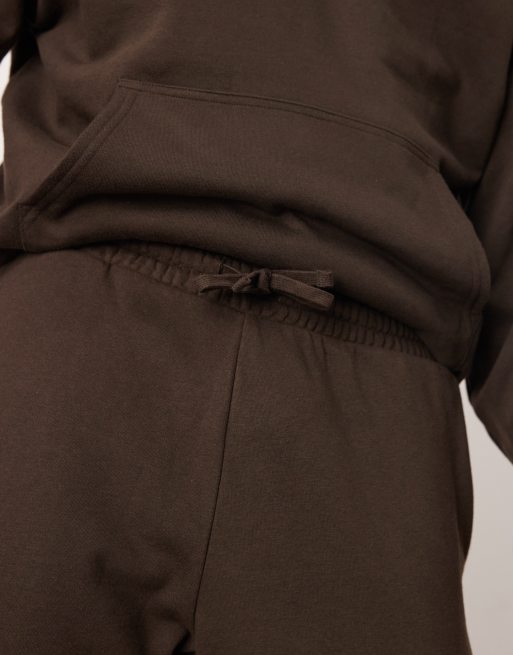 New Look - Joggingbroek met aansluitende boorden in bruin, 4 van 5
