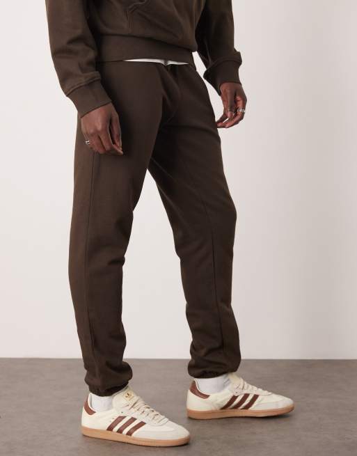 New Look - Joggingbroek met aansluitende boorden in bruin, 5 van 5