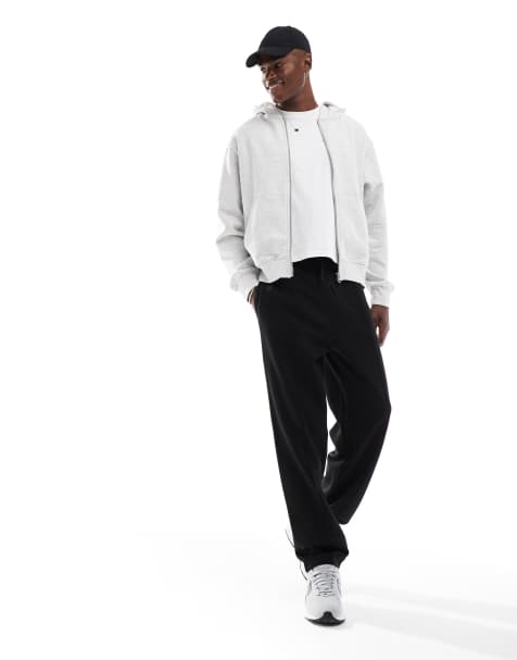 New Look - Joggingbroek met rechte pijpen in zwart - view 1