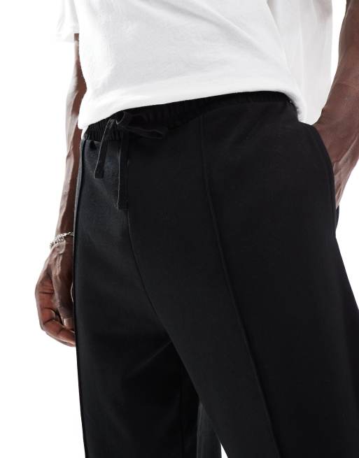 New Look - Joggingbroek met rechte pijpen in zwart, 2 van 5
