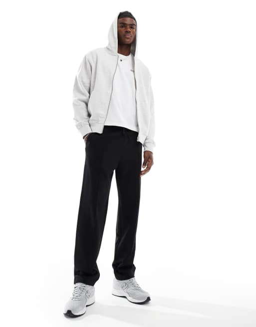 New Look - Joggingbroek met rechte pijpen in zwart, 3 van 5