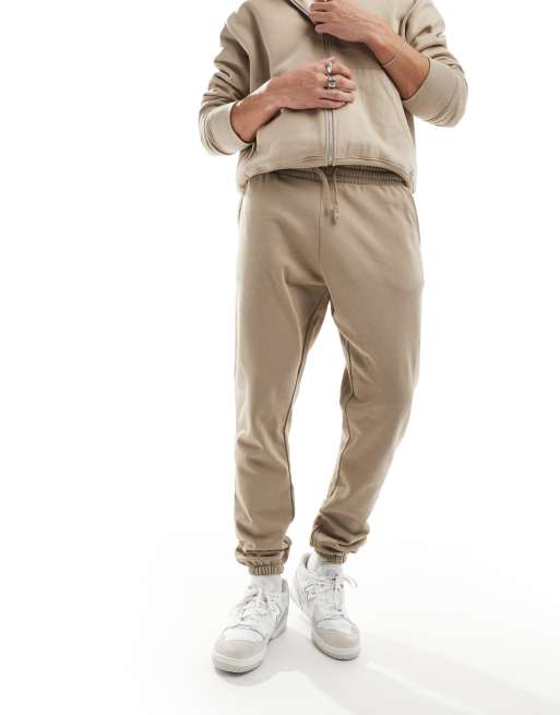 New Look - Joggingbroek met regular-fit in stone