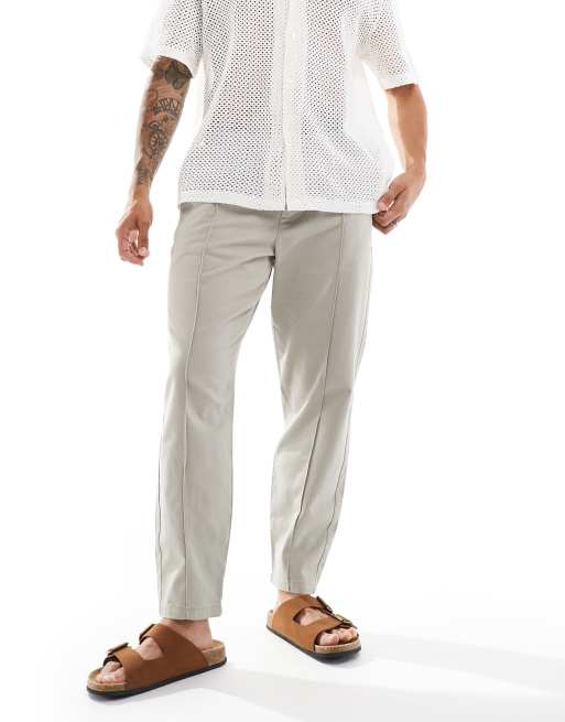 New Look – Jogginghose in Hellgrün mit Biesen, 2 von 5
