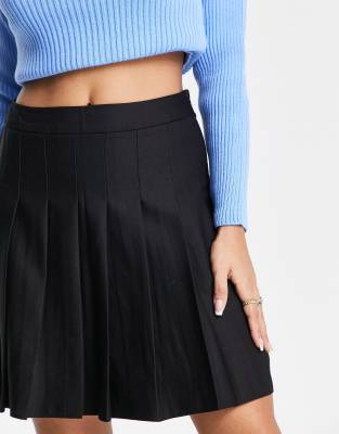 New Look CHECK PATTERN A-LINE MINI - Jupe trapèze - brown