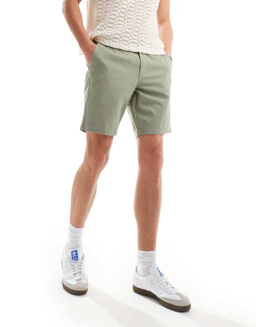 New Look - Kakifärgade chinosshorts