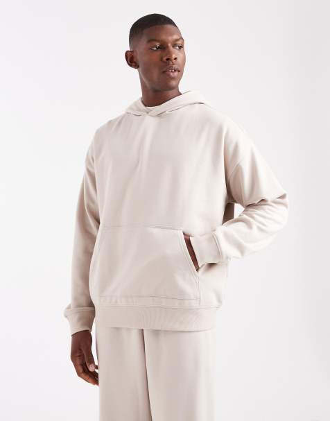 New Look – Kamiennoszara bluza z kapturem oversize - view 1