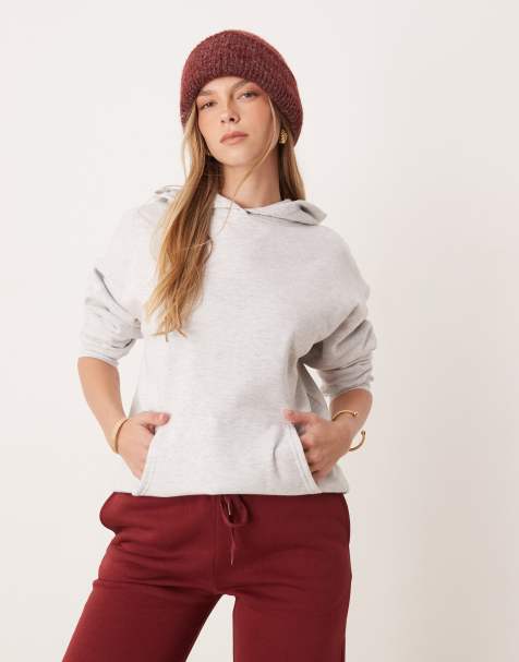 New Look – Kapuzenpullover in Kalkgrau - view 1