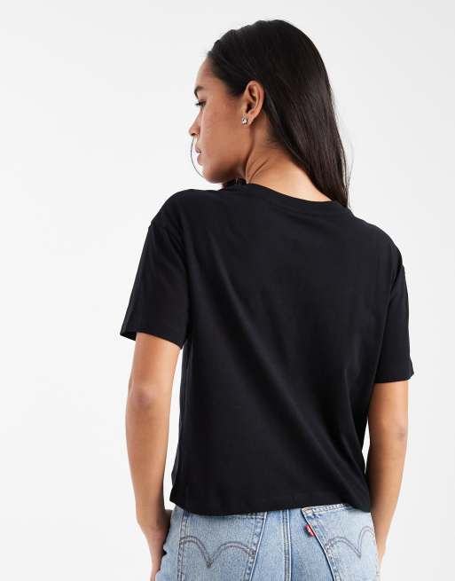 New Look – Kastiges T-Shirt in Schwarz, 2 von 4
