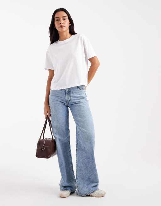 New Look – Kastiges T-Shirt in Weiß, 2 von 4