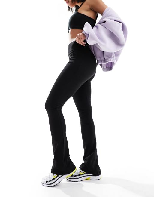 New Look kick flare legging in black