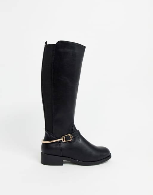 Stretch on sale panel boots