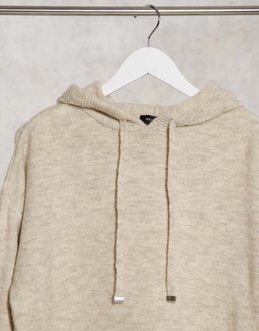 New Look knit hoodie set in oatmeal ASOS