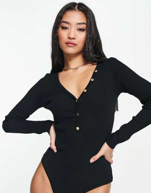 Button Up Bodysuit