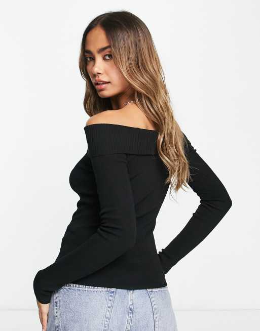 Womens hot sale bardot jumper