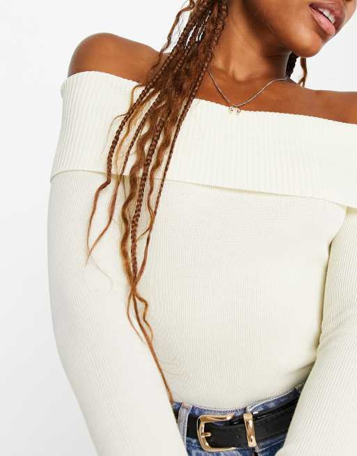 New look off the shoulder online jumper