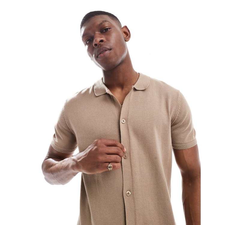 Miniklub Boys Cotton T-Shirt - 100% Cotton Round Neck Tee, Beige Color