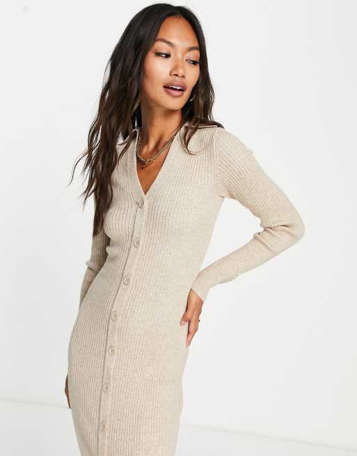 Button front 2025 knit dress