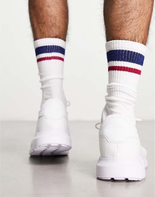 New Look knitted trainer in white | ASOS