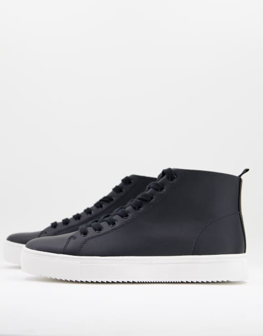 New Look – Knöchelhohe Sneaker in Schwarz