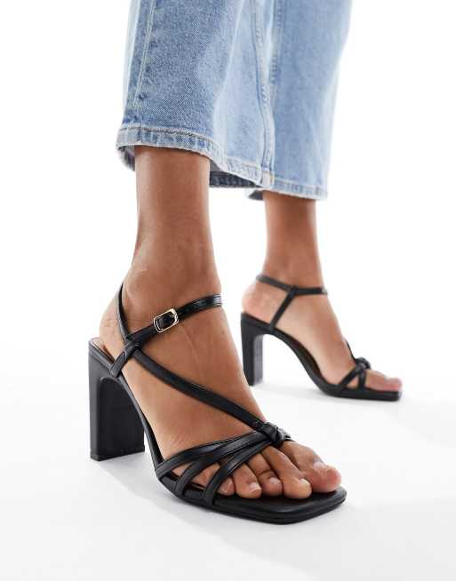 New look barely on sale there block heeled sandal