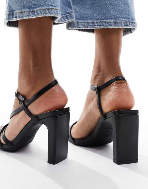 Slim block heel discount sandals