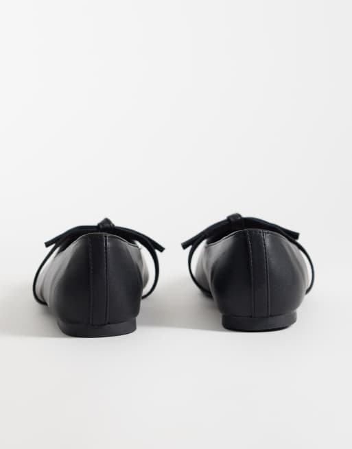 New Look knotted mary jane in black , 5 of 5