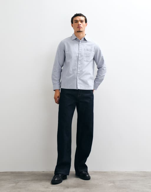 New Look koszula o pudełkowym kroju w szarym kolorze, 3 z 5