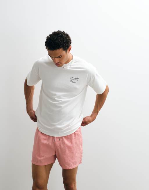 New Look – Kremowy T-shirt oversize z logo, 3 z 7