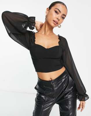 Schwarzes Damen-Korsett Mit Vollbrust-Ausschnitt - Perfekt Für Gothic-Partys & Vintage-Looks