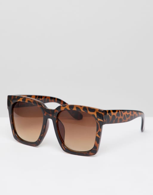 New Look – Kwadratowe okulary przeciwsłoneczne oversize