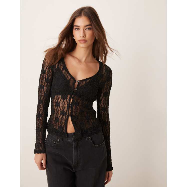 New look lace back cardigan best sale